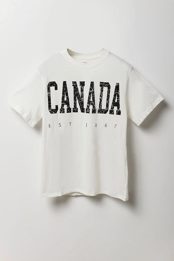 T-shirt à imprimé Canada