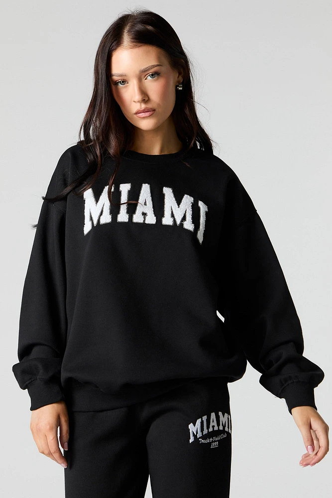 Destination Embroidered Fleece Sweatshirt