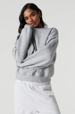 Boxy Fleece Sweatshirt