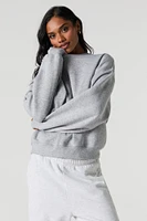 Boxy Fleece Sweatshirt