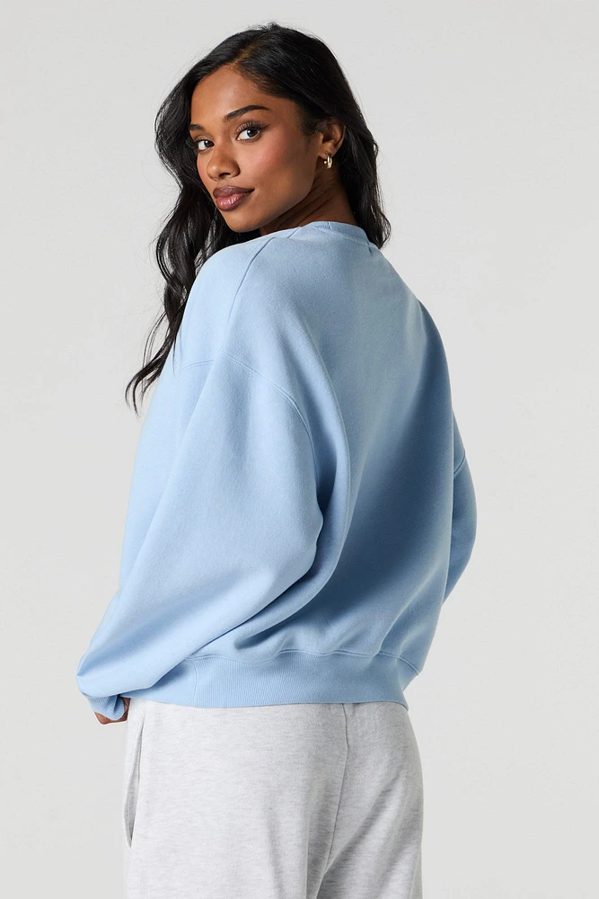 Boxy Fleece Sweatshirt