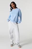 Boxy Fleece Sweatshirt