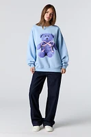 Embroidered Fleece Sweatshirt