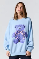 Embroidered Fleece Sweatshirt