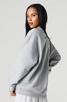 I'm Right Embroidered Fleece Sweatshirt