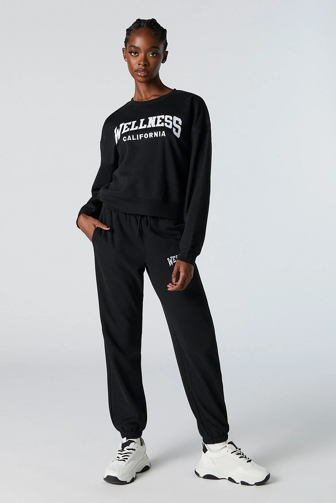 Destination Twill Embroidered Fleece Sweatshirt