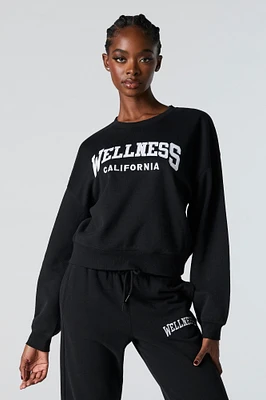 Destination Twill Embroidered Fleece Sweatshirt