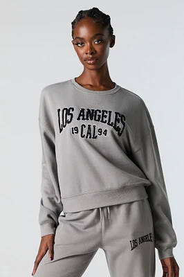 Destination Twill Embroidered Fleece Sweatshirt