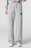 Pantalon en molleton à jambe large et imprimé HD