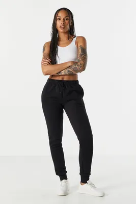 Fleece Ribbed Cuff Jogger