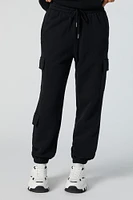 Fleece Multi Pocket Cargo Jogger