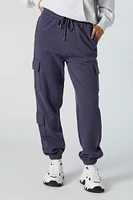 Jogger cargo en molleton avec poches multiples