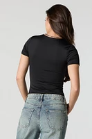 Contour Cropped Crewneck T-Shirt