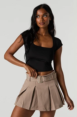 Contour Square Neck Crop Top