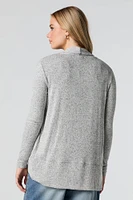 Cardigan enveloppant en tricot
