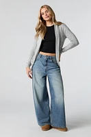 Cardigan enveloppant en tricot