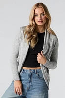 Cardigan enveloppant en tricot