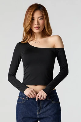 Contour Off Shoulder Long Sleeve Top