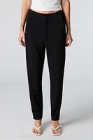 Crepe Slim Dress Pant