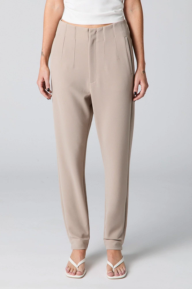 Pantalon habillé mince en crêpe