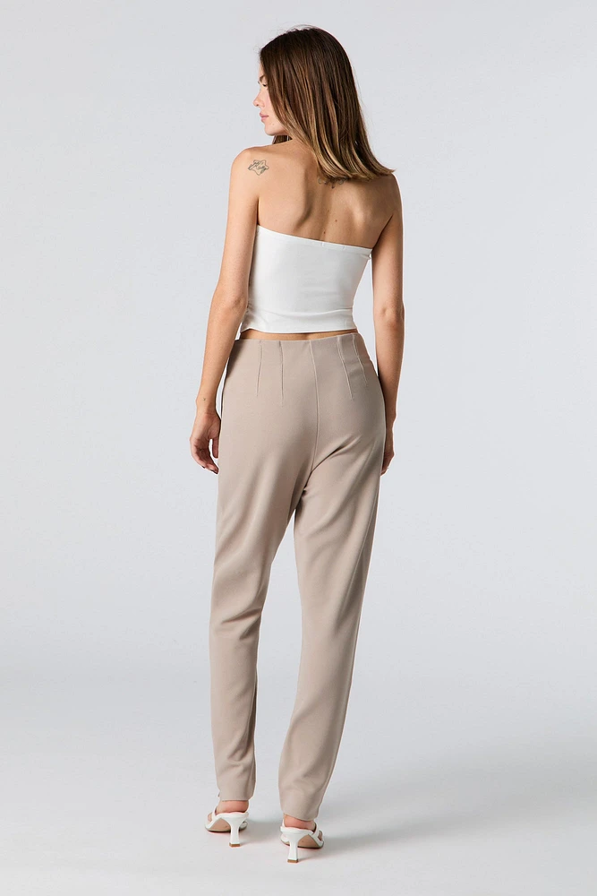 Pantalon habillé mince en crêpe
