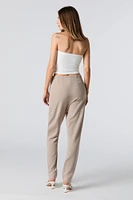 Pantalon habillé mince en crêpe