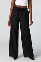 Drawstring Straight Leg Dress Pant