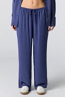 Pantalon fluide à taille coulissante
