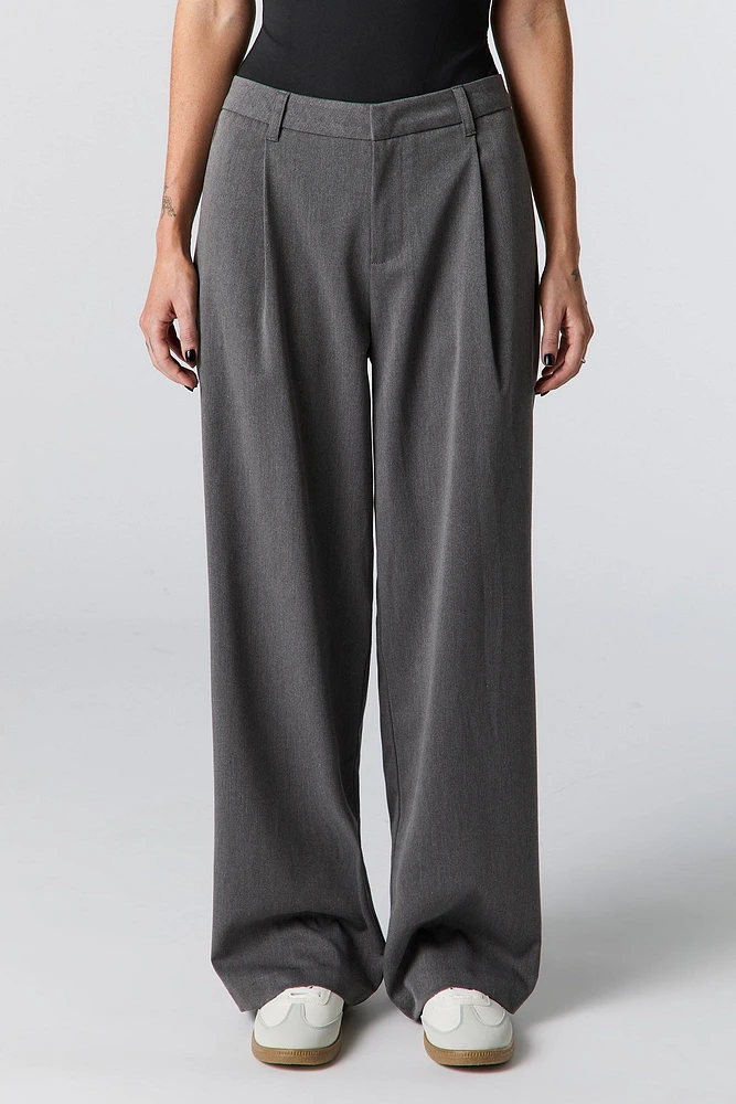 Pantalon habillé baggy à taille basse