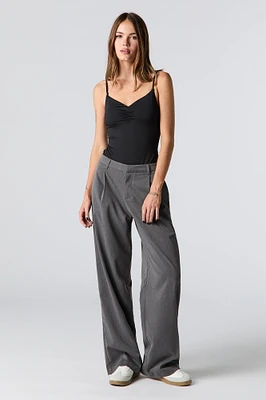 Pantalon habillé baggy à taille basse