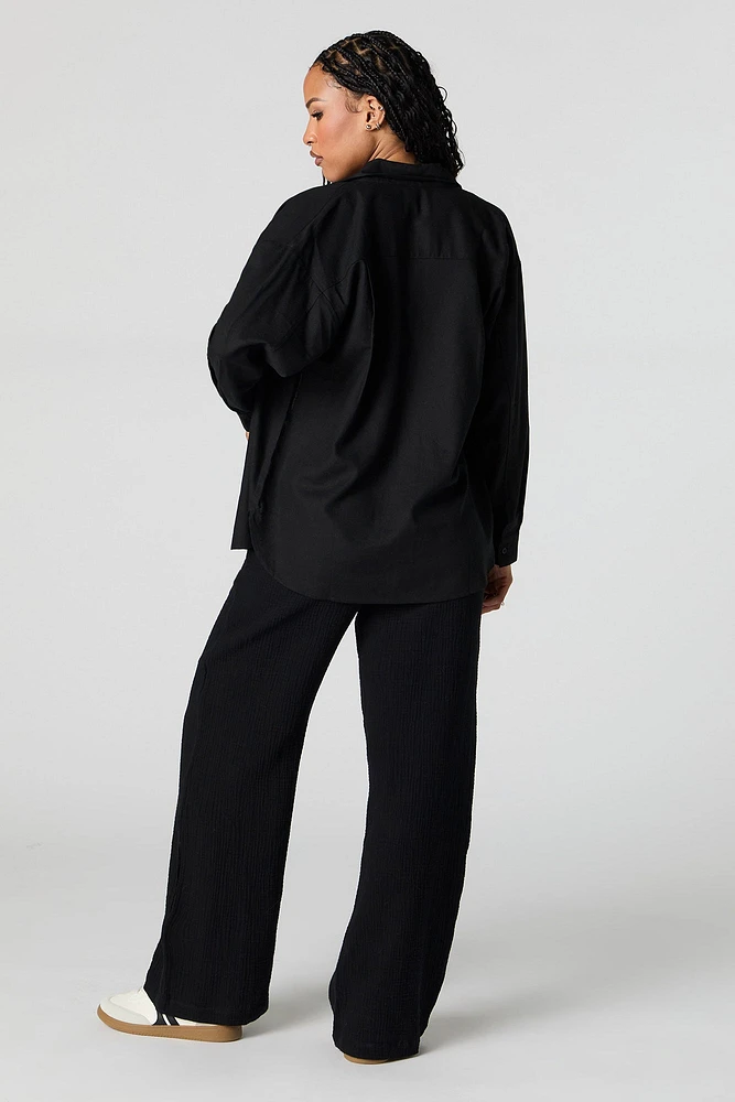 Crinkle Drawstring Pant