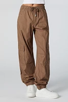 Jogger cargo Ã  taille coulissante