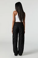 Toggle Hem Straight Leg Cargo Pant