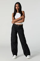 Toggle Hem Straight Leg Cargo Pant