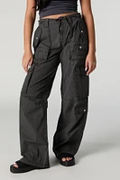 Drawstring Waist Multi Cargo Pant