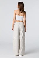Pantalon cargo baggy en denim