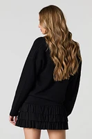 Minijupe short volantée