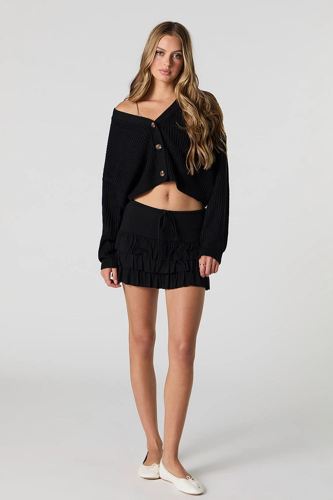 Ruffle Tiered Mini Skort