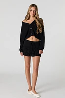 Ruffle Tiered Mini Skort