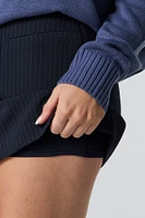 Minijupe-short croisée