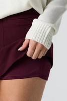 Minijupe-short croisée