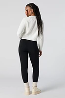 High Rise Seamless Ribbed Legging