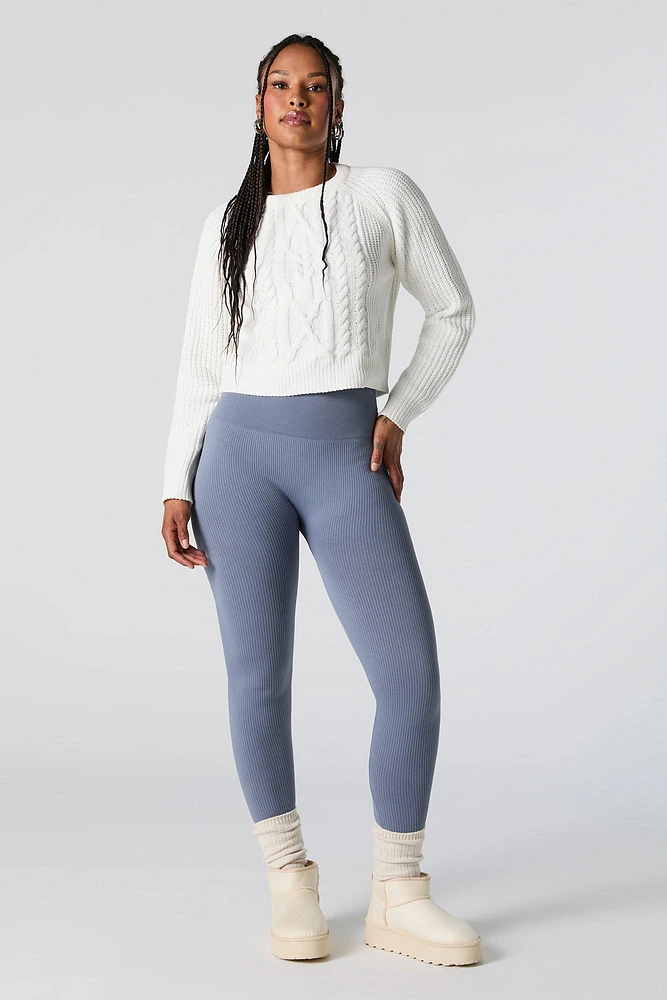 Legging cÃ´telÃ© sans couture Ã  taille haute