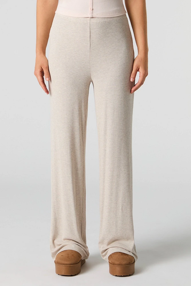 Pantalon côtelé à jambe large