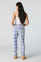 Printed Velour Pajama Jogger