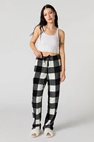 Printed Plush Pajama Pant