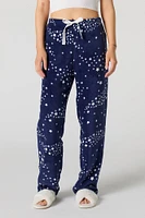 Pantalon de pyjama imprimé en peluche