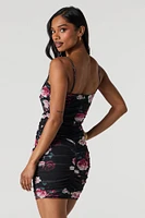 Minirobe ruchée en filet