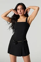 Pleated Mini Dress