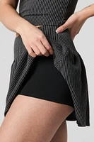 Ribbed Knit Flowy Mini Skort
